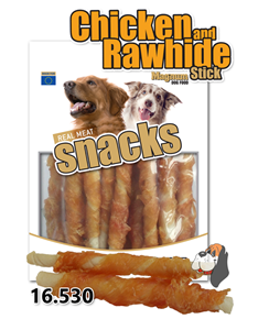 Picture of Magnum Chicken Roll on Rawhide Stick 250g
