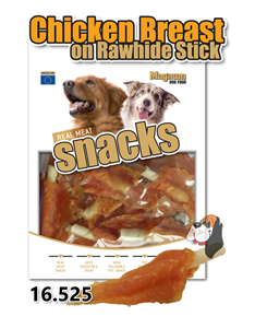 Picture of Magnum Chicken Breast on Rawhide Stick 250g