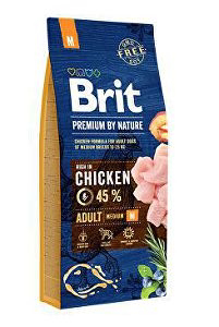 Picture of Brit Premium by Nature Adult M 15 kg