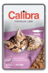 Picture of Calibra Cat kapsa Premium Kitten Salmon 100g