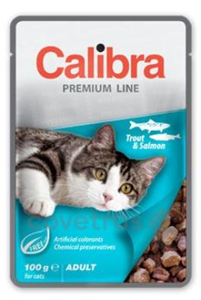 Picture of Calibra Cat kapsa Premium Adult Trout & Salmon 100g