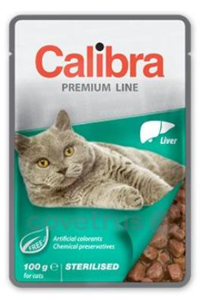 Picture of Calibra Cat kapsa Premium Sterilised Liver 100g