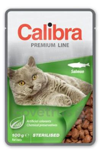 Picture of Calibra Cat kapsa Premium Sterilised Salmon 100g