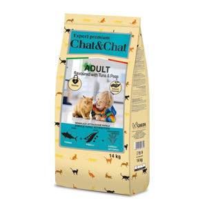 Picture of Chat & Chat Expert Adult Tuna & Peas 14 kg