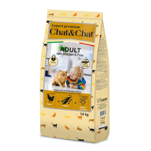 Picture of Chat & Chat Expert Adult Chicken & Peas 14 kg