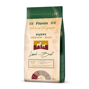 Picture of Fitmin Medium Maxi Puppy Lamb With Beef 12 kg + DOPRAVA ZDARMA