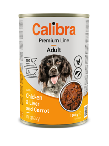 Picture of Calibra Dog Premium konz. with Chicken&Liver 1240g