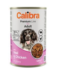 Picture of Calibra Dog Premium konz. with Veal&Chicken 1240g