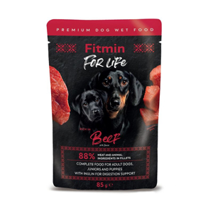 Picture of Fitmin For Life Hovězí kapsička adult/puppy pro psy 85 g