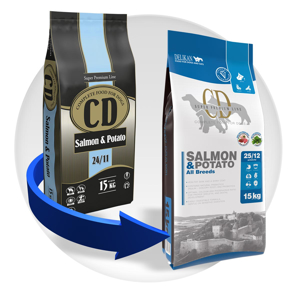 Picture of Delikan CD Salmon and Potato 15 kg